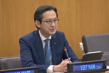 Ambassador Do Hung Viet, Permanent Representative of Vietnam to the United Nations, speaks at the interactive dialogue between UN member states and UNDP Administrator Alexander de Croo on February 4. (Photo: VNA)