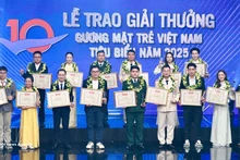Outstanding young Vietnamese faces and promising young Vietnamese faces in 2025 (Photo: VNA)
