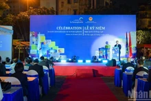 At the ceremony marking the International Francophonie Day in Ha Noi. (Photo: NDO)