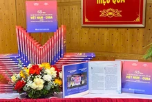 The book, entitled "65 Years of Fostering the Exemplary and Loyal Friendship between Viet Nam and Cuba". (Photo: VNA)