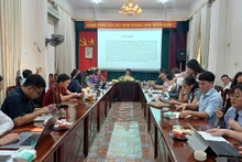 Delegates attend the conference.