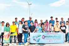 Offshore wind power projects in Vinh Hau not only provide a clean energy source but have also become captivating tourist attractions in Ca Mau Province.