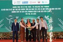 At the announcement of the funding