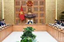 Prime Minister Pham Minh Chinh speaks at the meeting with a delegation of the EU-ASEAN Business Council (EU-ABC) and the European Chamber of Commerce in Viet Nam (EuroCham) on November 27. (Photo: NDO)