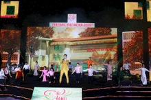 A performance at the opening ceremony (Photo: hanoimoi.vn)