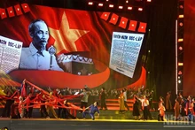 A performance at the arts programme in Ho Chi Minh City