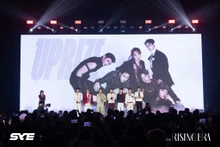 The boy band UPRIZE makes its debut. (Photo: YeaH1)