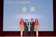 Vietjet receives the Gold award for ESG transport sustainability in Taiwan (China)