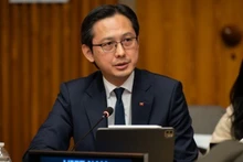 Ambassador Do Hung Viet, Permanent Representative of Viet Nam to the UN, speaks at the event (Photo: VNA)