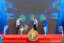 At the launch ceremony 