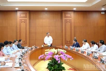 Party General Secretary To Lam addresses the meeting. (Photo: NDO/DANG KHOA)