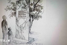 The memorial stele is expected to be inaugurated later this spring (Photo: VNA)