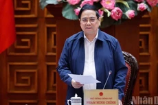 At the meeting of standing Government members on March 18, 2026 (Photo: NDO)