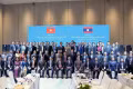 Delegates at the sixth justice conference of Vietnamese and Lao border provinces. (Photo: TL)