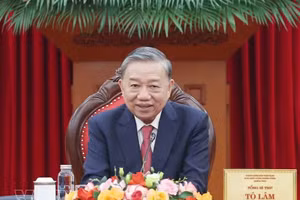 General Secretary of the Communist Party of Viet Nam Central Committee and State President To Lam (Photo: VNA)