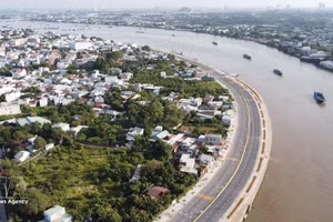 The Dong Nai River corridor economic axis, along with the Free Trade Zone and the Airport Urban Area, is expected to become a new growth pole for Dong Nai. (Photo: VNA)