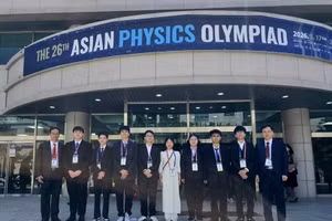 All eight Vietnamese contestants win medals at 26th Asian Physics Olympiad (Photo: Ministry of Education and Training) 