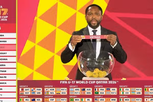 Viet Nam U17’s draw slip. (Photo: FIFA)