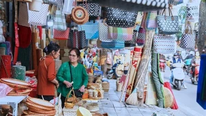 A store on Hang Chieu street, Hanoi. (Photo: VNA)