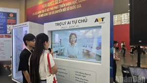 People can experience Multi-Agent AI through interactive robots, asking questions on many different topics and languages.