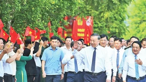 General Secretary To Lam attended the 2025 National Day for Protecting National Security and the inauguration ceremony of the “Uncle Ho in Tan Trao” Monument (Tan Trao Special National Historical Site, Tuyen Quang province), August 2025.
