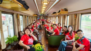 Passengers in the VIP Carriage