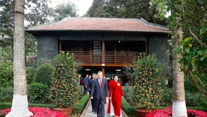Party General Secretary To Lam visits Ho Chi Minh Relic Site within the Presidential Palace complex (Photo: VNA)