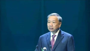 Party General Secretary To Lam speaks at the ceremony (Photo: VNA)