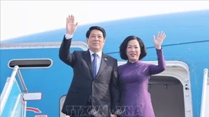 State President Luong Cuong and his spouse depart Hanoi for the High-Level General Debate of the 80th session of the United Nations General Assembly (UNGA 80), and bilateral activities in the US. Photo: VNA