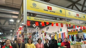 Vietnamese pavilion at the fair (Photo: VNA)