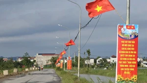 New rural road in Cong Khe village, Ung Hoa commune.