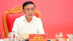 Politburo member and Permanent member of the Party Central Committee’s Secretariat Tran Cam Tu (Photo: Dang Khoa)