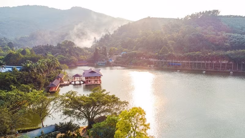 Ba Vi’s mountainous landscape, with its pristine natural environment, is one of Ha Noi’s strengths for developing green tourism.