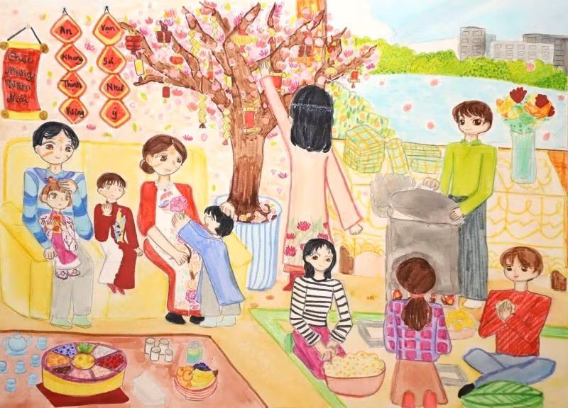 A photo entry submitted to the “Vietnamese Tet in Me” contest. (Photo: the organisers)