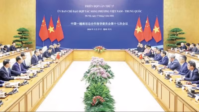 The 17th meeting of the Viet Nam–China Steering Committee for Bilateral Cooperation.