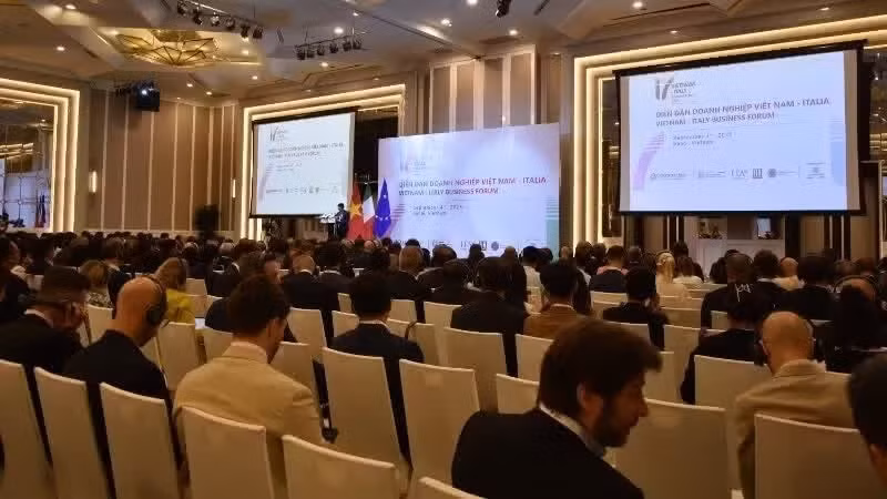 The Viet Nam-Italy Business Forum was held on September 4, 2025. (Photo: MINH PHUONG)
