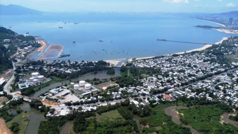 The Da Nang Free Trade Zone is built at seven locations. The photo shows the first location covering 100ha in Hoa Hiep Bac Ward, Lien Chieu District. (PHOTO: ANH DAO)