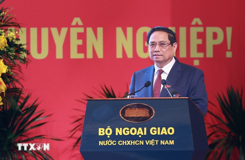 PM Pham Minh Chinh speaks at the congress (Photo: VNA)
