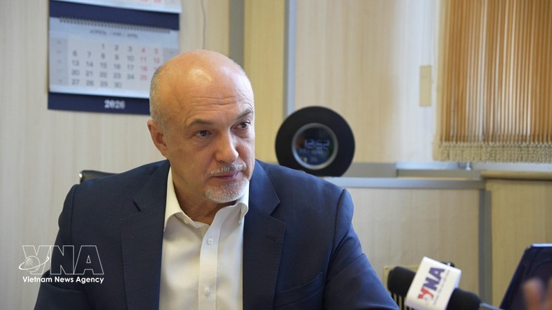 Dr. Oleg Ghermanovich Rumyantsev from the Russian Federal Bar Association. (Photo: VNA)