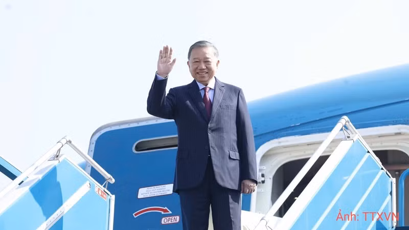 General Secretary of the Communist Party of Viet Nam (CPV) Central Committee and President To Lam on August 9 departs Ha Noi for state visits to Australia and New Zealand. (Photo: VNA)