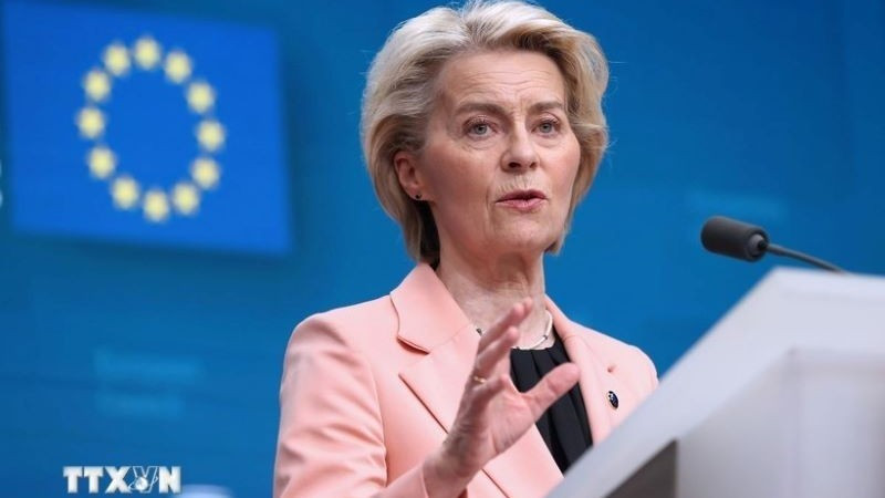 President of the European Commission (EC) Ursula von der Leyen. (Photo: Xinhua/VNA)