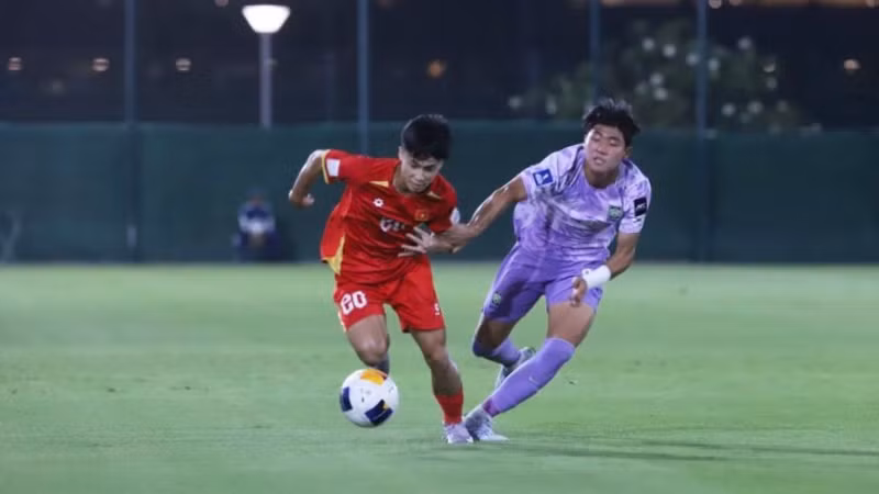 After scoring the equaliser, the Republic of Korea U17 players played with great confidence. (Photo: VFF)