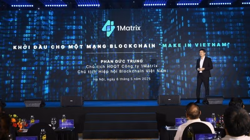 Launch of the Viet Nam's blockchain network. (Photo: nhandan.vn)