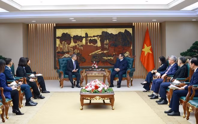 At the reception (Photo: VNA)