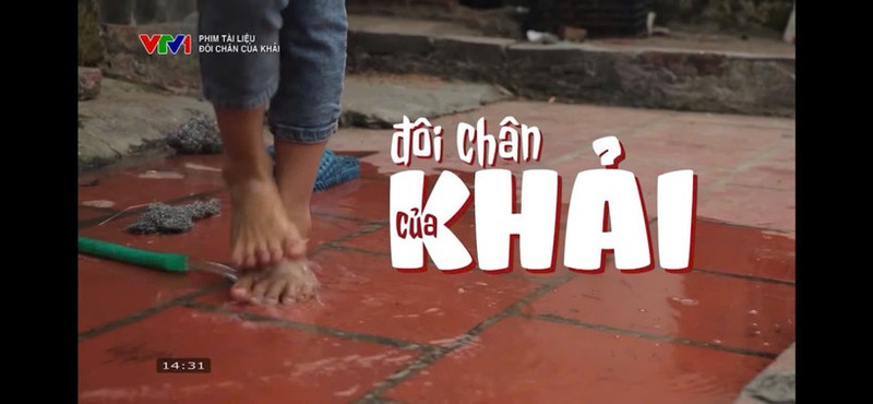 The documentary Khal’s Walk (Doi chan cua Khai), produced and directed by Hong Hanh, won first prize in the Professional Non-Fiction category.