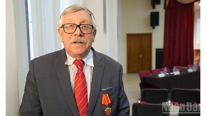 Dr Petr Tsvetov, Senior Research Fellow at the Viet Nam and ASEAN Studies Centre under the Institute of China and Contemporary Asia, Russian Academy of Sciences. (Photo: XUAN HUNG)