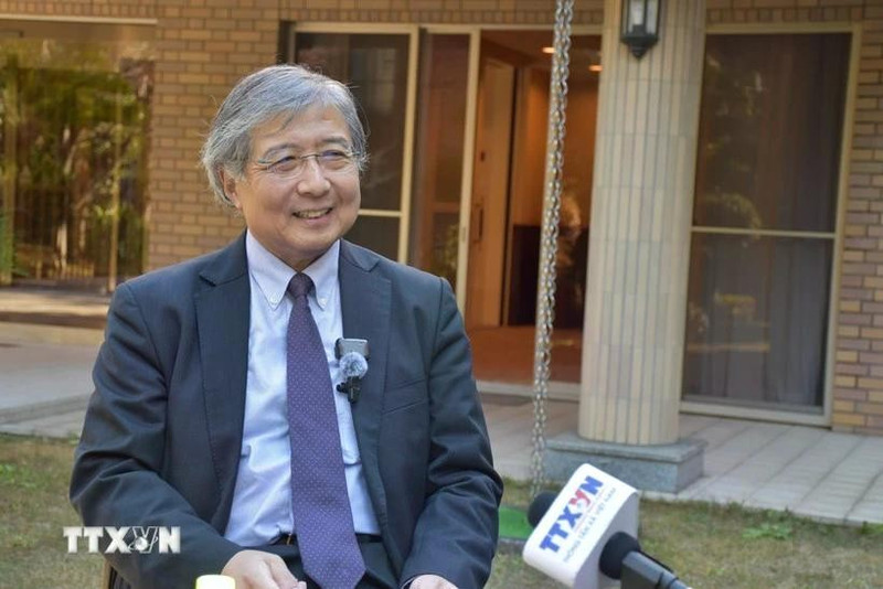 Professor Toshiro Nishizawa of the University of Tokyo in an interview granted to the Viet Nam News Agency (Photo: VNA)