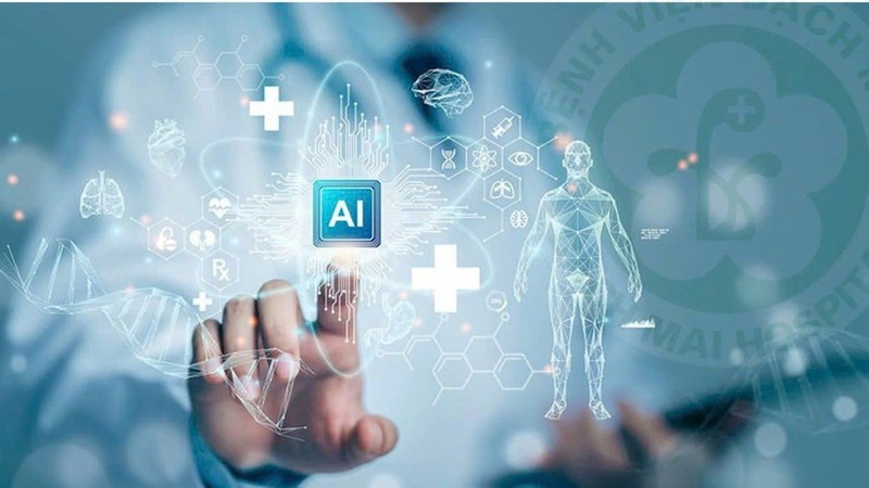 The application of AI in the healthcare sector requires accuracy, safety, and ethics. (Photo: nhandan.vn)