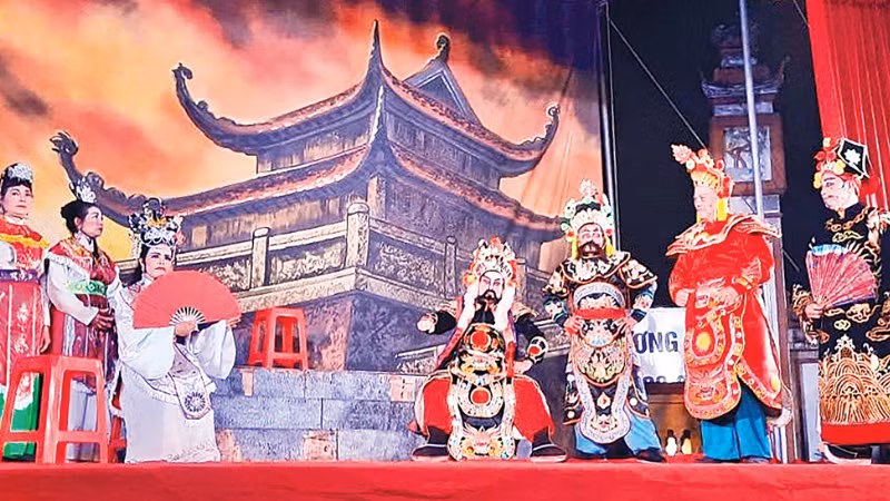 A performance by the Phu Man Tuong Club, Bac Ninh Province. (Photo: Phu Man Tuong Club)