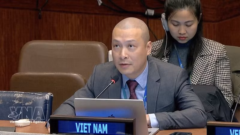 Minister Counsellor Nguyen Hoang Nguyen, Deputy Permanent Representative of Viet Nam to the UN. (Photo: VNA)